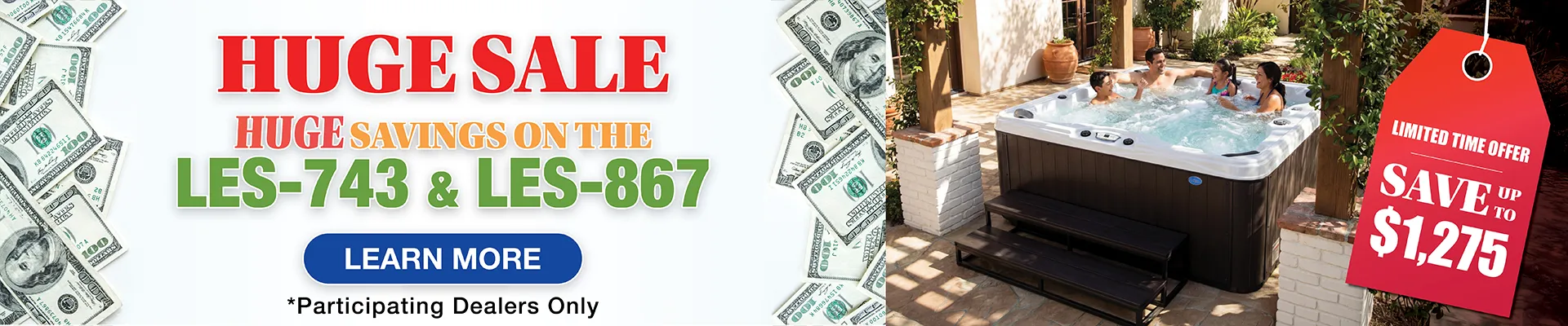 Calspas hot tub being used in a family setting - Harrisonburg